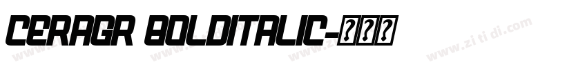 CeraGR BoldItalic字体转换